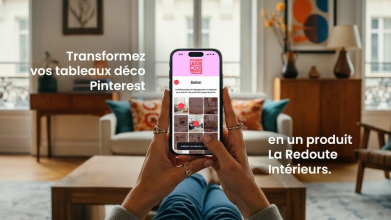 Avec Pinterest, La Redoute lance une plateforme pour donner vie aux inspirations des utilisateurs