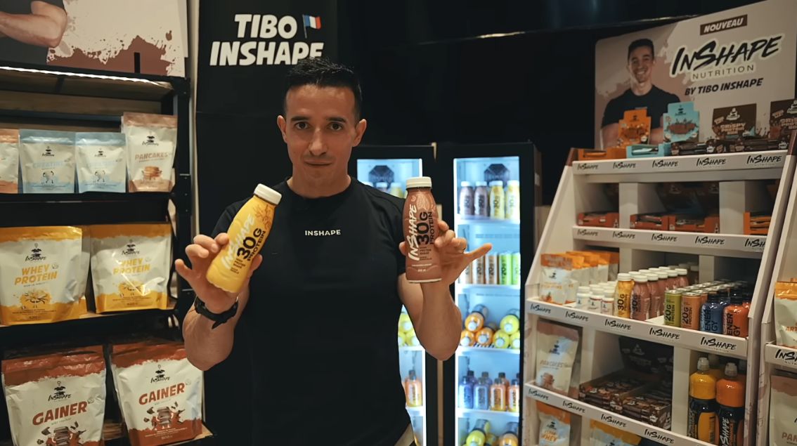 InShape Nutrition, la marque de Tibo InShape est présente dans tous les Carrefour
