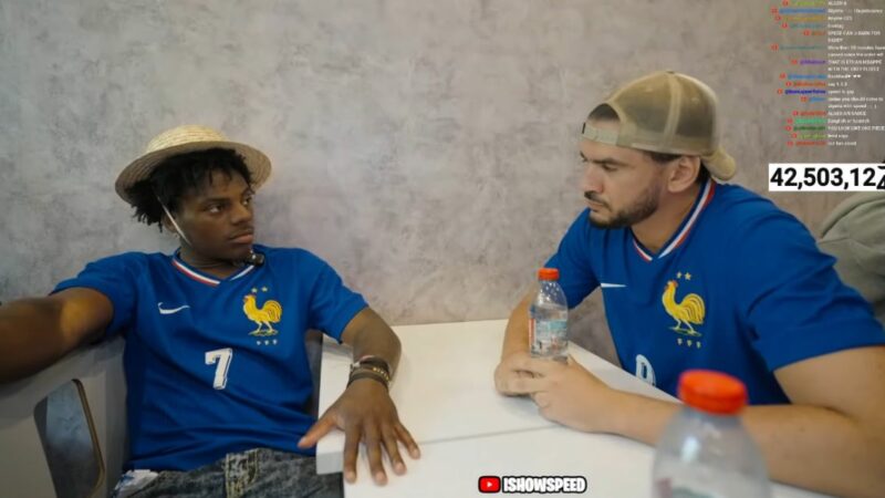 Le streamer IShowSpeed organise un tour d’Europe en direct sur YouTube et Twitch
