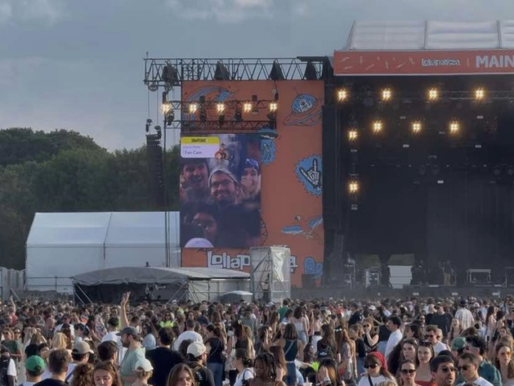 Snapchat a investi Lollapalooza avec sa propre Fan Cam