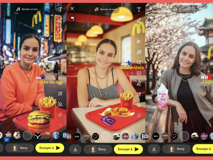 McDonald’s France est la première marque à se tourner vers les Sponsored AI Lenses de Snap