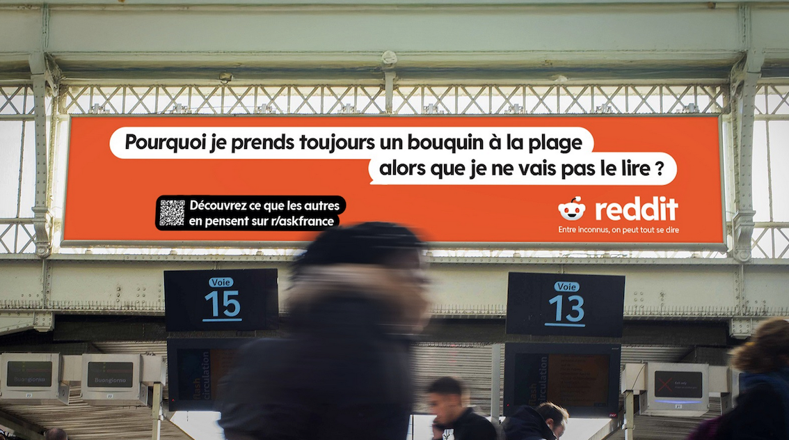 À quoi ressemble la première campagne de pub de Reddit en France ?