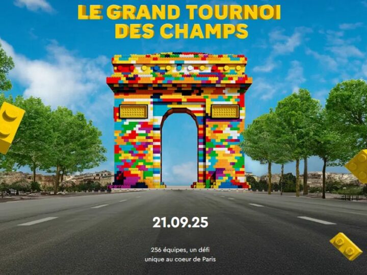 Lego organise un Grand Tournoi avec des créateurs, sur les Champs Élysées