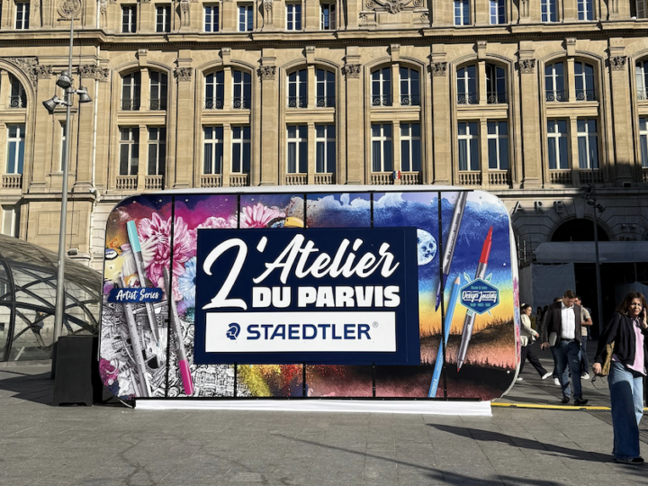 Staedtler inaugure son premier pop-up à Paris, avec Brunograffer