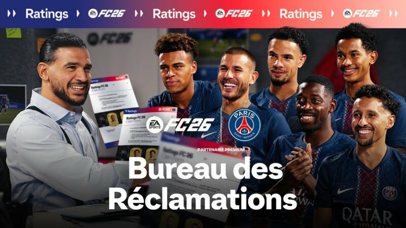 Pour la sortie du EA FC 26 ratings, Anime échange avec les joueurs du PSG