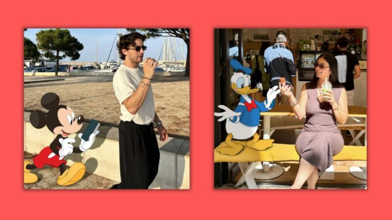 Cet été, des influenceurs ont emmené Mickey et ses amis en voyage