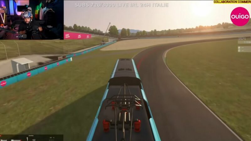Ouigo a débarqué sur le jeu Assetto Corsa aux côtés du streamer Nico_la sur Twitch