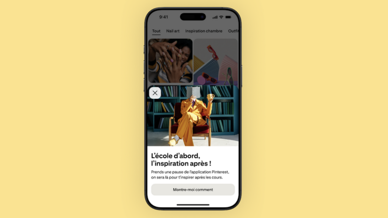 Pinterest veut aider les jeunes à « adopter de meilleures habitudes en ligne »