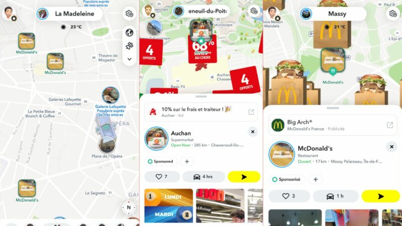 Les « Promoted Places » débarquent sur Snapchat en France