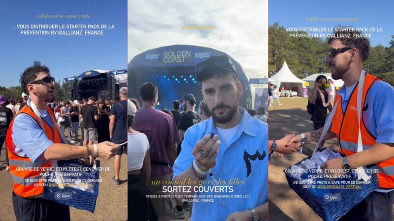 Au Golden Coast Festival, Raska et Allianz font de la prévention