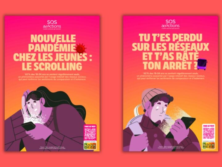 À l’occasion de la journée mondiale de la santé mentale, SOS Addictions et Conceptory dévoilent une campagne de sensibilisation