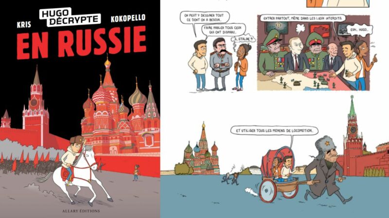 Hugo Décrypte dévoile sa première bande dessinée d’actualité sur l’histoire de la Russie