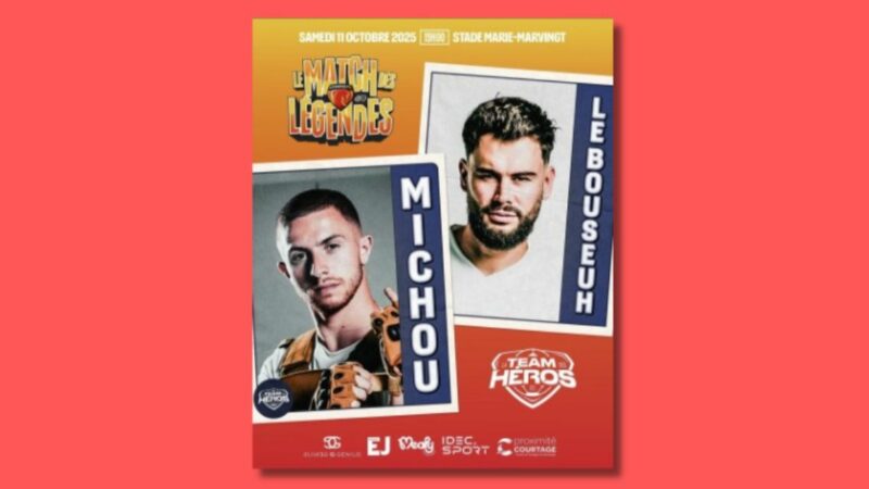 Pour les 40 ans du Mans FC, Michou sponsorise un match de football caritatif avec Mealy