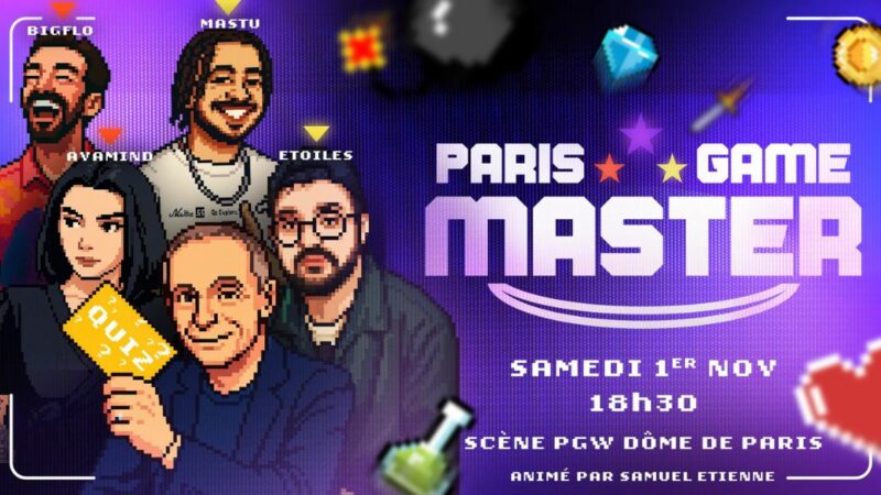 À la Paris Games Week 2025, qu’est-il prévu avec les influenceurs?
