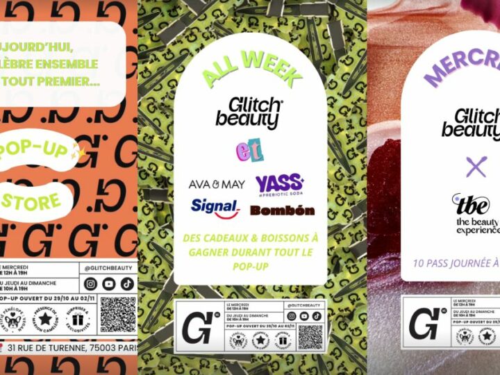 Glitch Beauty, la marque de Marion Caméléon, ouvre son premier pop-up à Paris