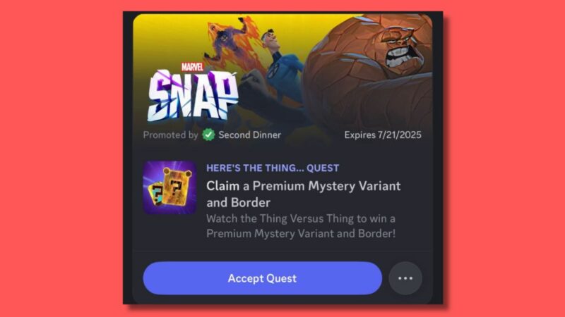 La campagne d’ads « Marvel Snap » sur Discord, a généré 15 millions d’impressions