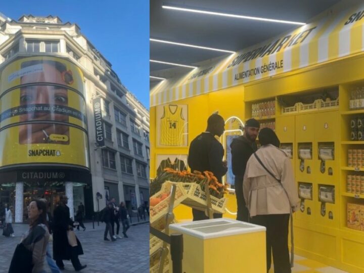 Snapchat imagine son premier pop-up immersif en France, le Snapchat SupermARket