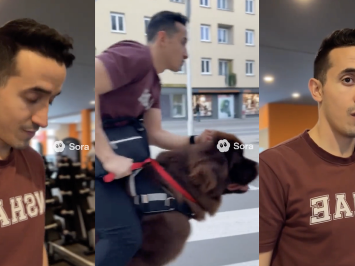 Tibo InShape a réalisé son visage 3D sur Sora2 incitant à la publication de contenus « lunaires » sur TikTok