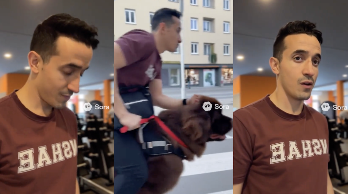 Tibo InShape a réalisé son visage 3D sur Sora2 incitant à la publication de contenus « lunaires » sur TikTok