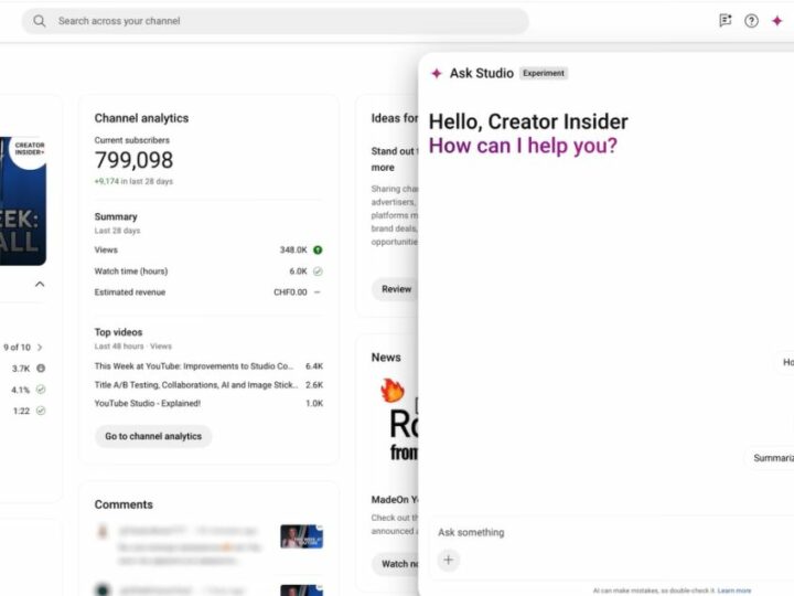 Comment utiliser Ask Studio, le nouvel outil du YouTube Studio