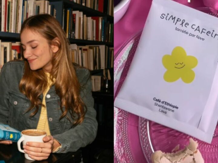 Avec Simple Caféine, la créatrice Léa Jplf développe du café en sachet