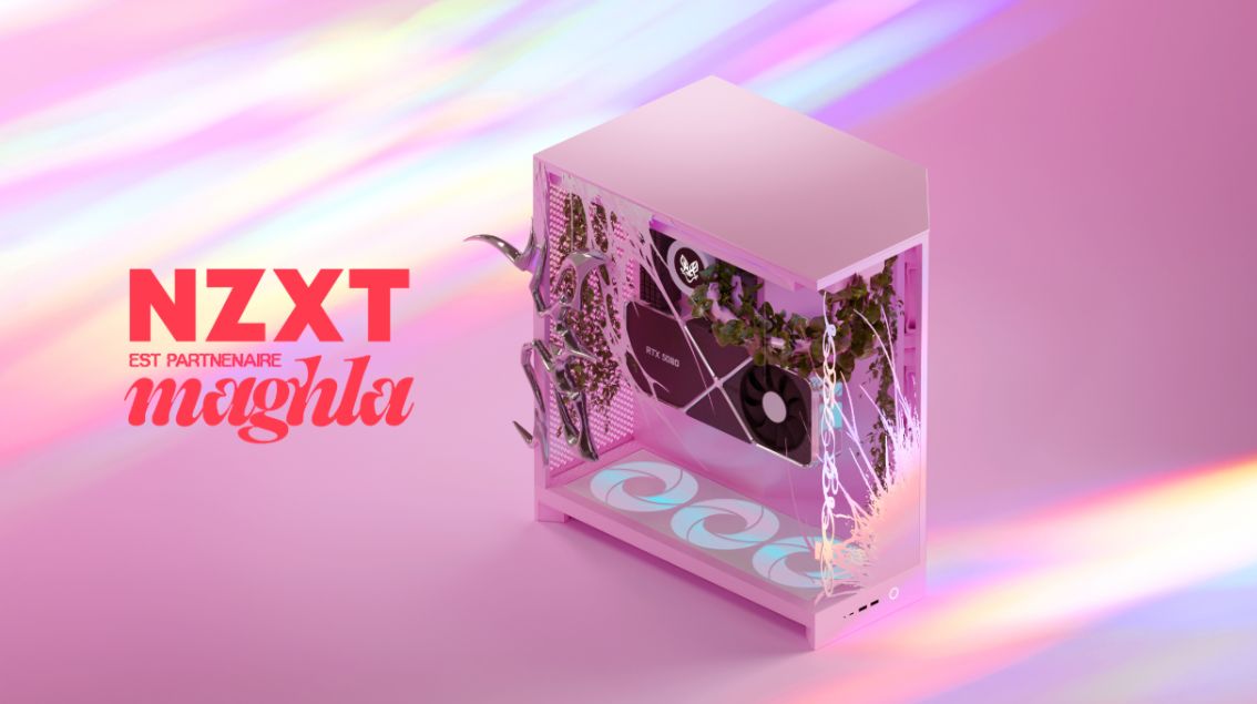 Maghla devient ambassadrice de la marque d’ordinateurs gaming NZXT