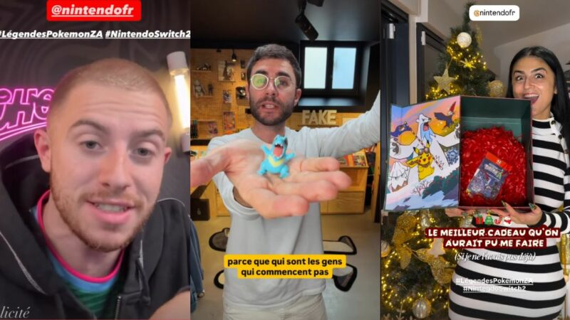 Avant Noël, Nintendo s&rsquo;entoure d&rsquo;influenceurs pour son dernier jeu Pokémon