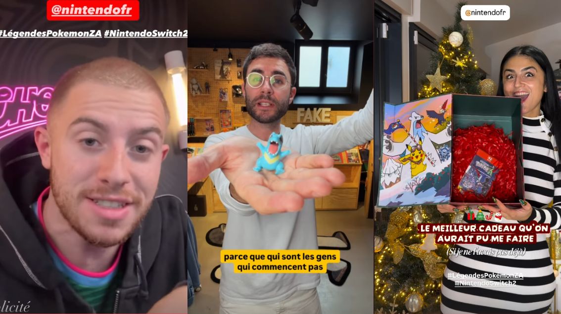 Avant Noël, Nintendo s&rsquo;entoure d&rsquo;influenceurs pour son dernier jeu Pokémon