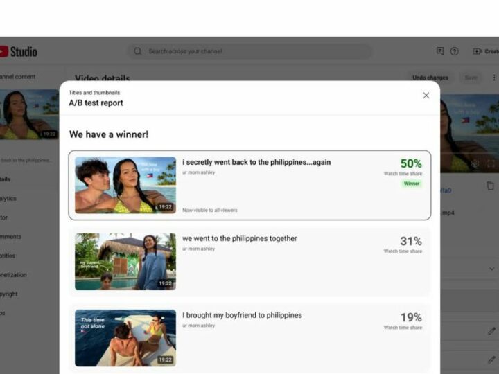 Désormais, tous les créateurs ont accès à l’A/B testing des titres sur YouTube