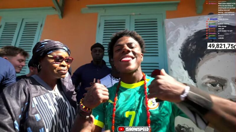 Après 28 jours de live, IShowSpeed vient de terminer sa tournée en Afrique