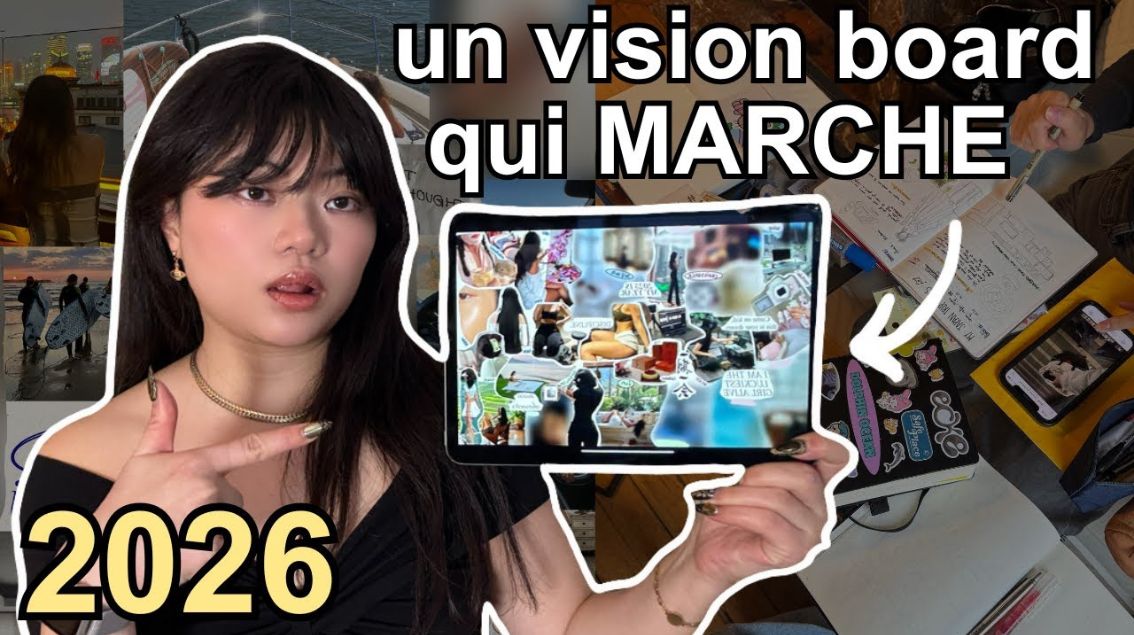 Pour bien commencer 2026, voici comment les influenceurs préparent leurs visions board