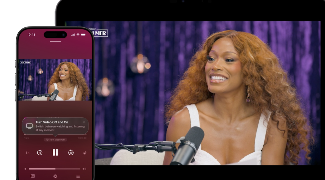 Les vidéos arrivent sur Apple podcasts dès ce printemps