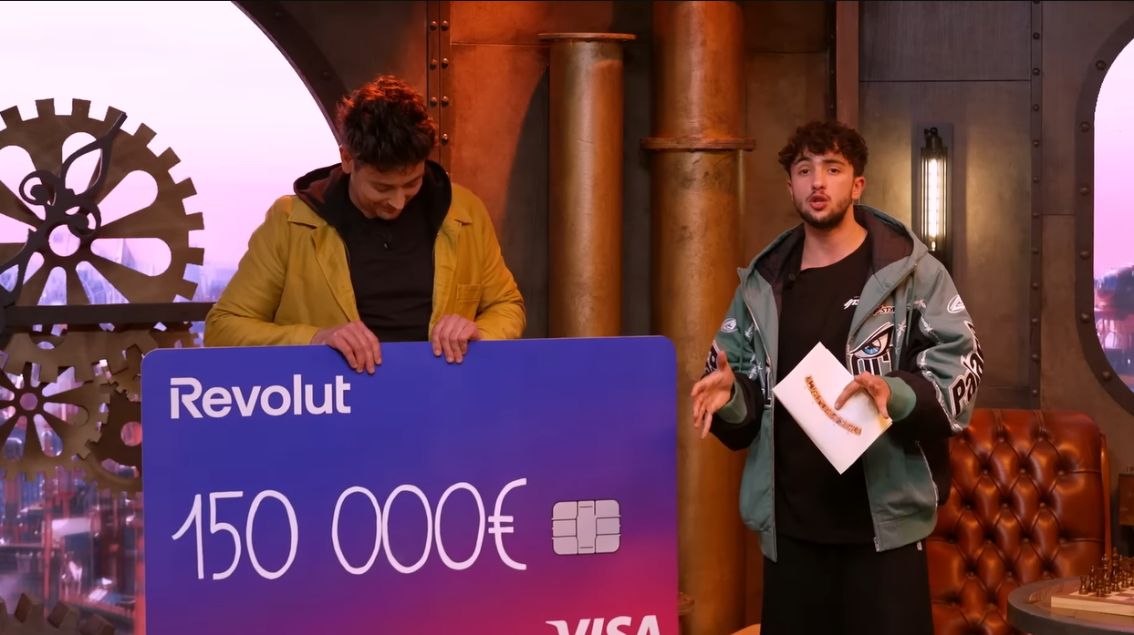 Qui est le gagnant de The Project, le concept d&rsquo;Inoxtag avec Revolut?