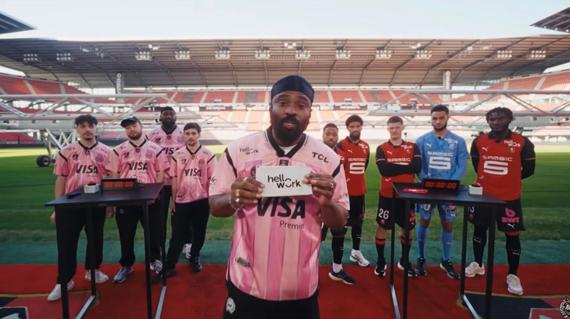 Hellowork rassemble Gentle Mates et le Stade Rennais FC pour une compétition sur YouTube
