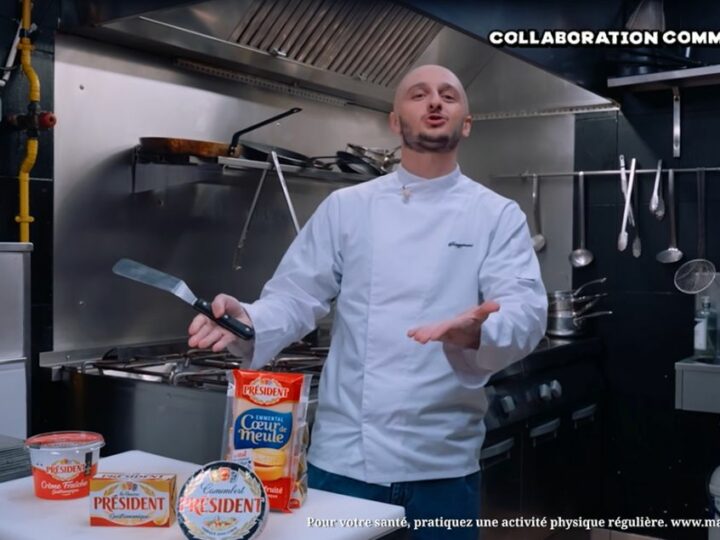 Comment Maxime Biaggi a intégré la marque Président dans son dernier concept sur YouTube