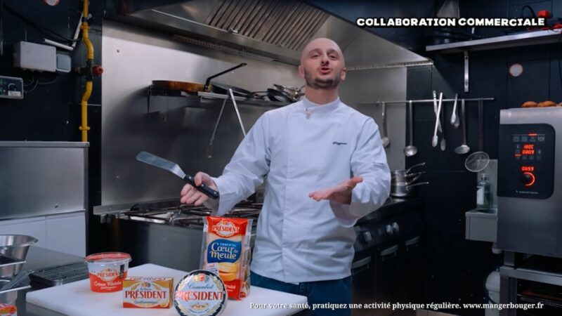 Comment Maxime Biaggi a intégré la marque Président dans son dernier concept sur YouTube