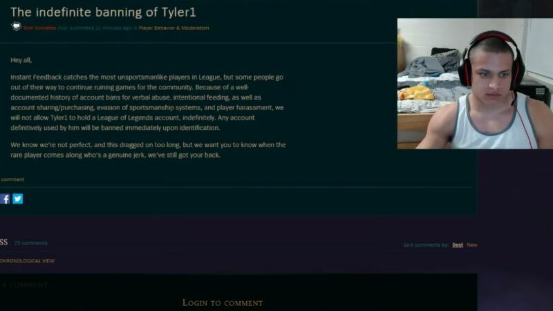 Tyler1, l&rsquo;histoire du streamer le plus toxique de League of Legends