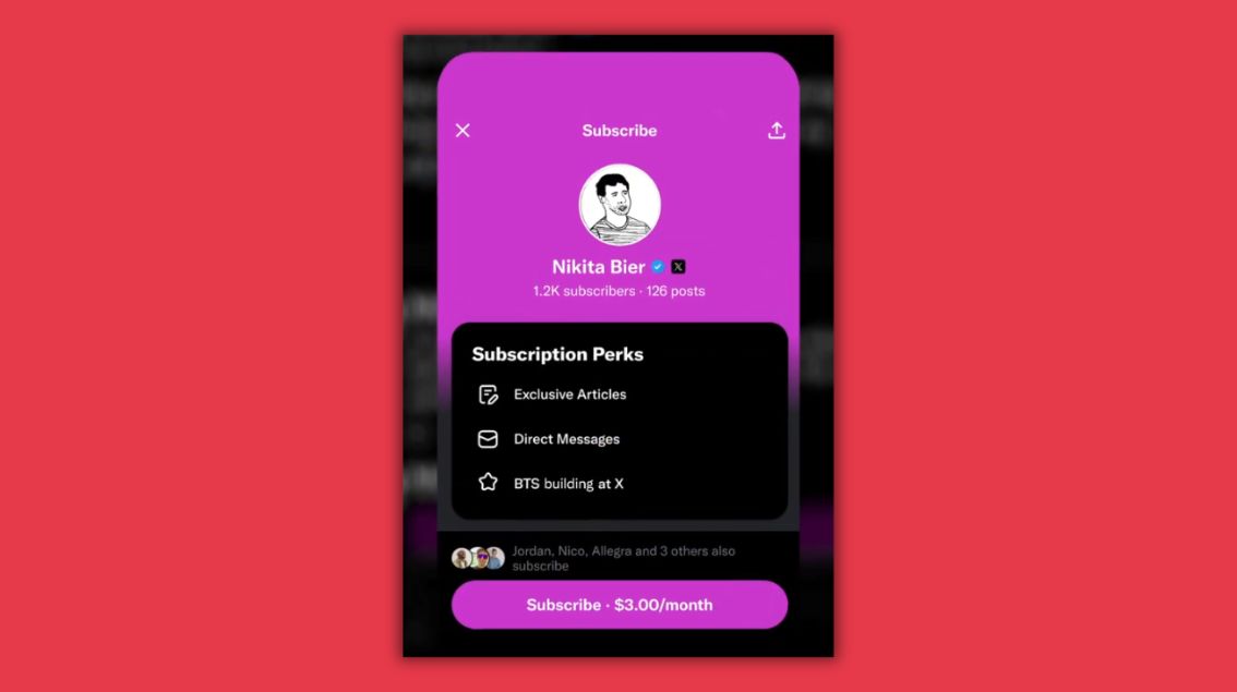 X modernise les abonnements des créateurs avec de nouvelles fonctionnalités