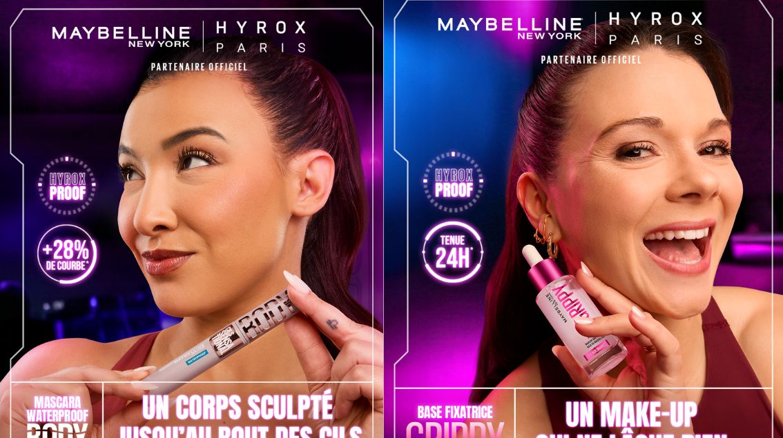 Maybelline New York est partenaire de l&rsquo;Hyrox à Paris et dévoile quatre ambassadrices