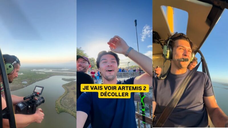 Pour le lancement de la fusée Artémis II, la NASA a invité le créateur français Indiana Space