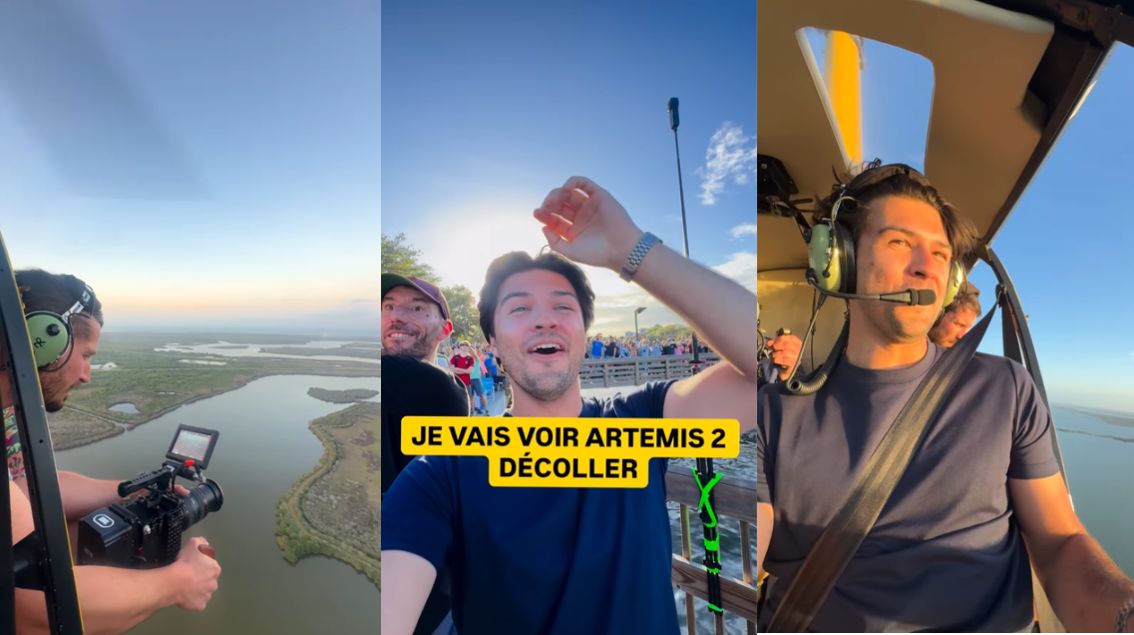 Pour le lancement de la fusée Artémis II, la NASA a invité le créateur français Indiana Space