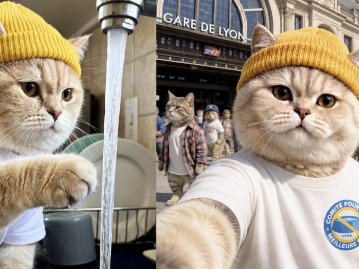 Bandit Paris imagine un chat généré par IA baptisé “Juste Deleau” sur Instagram