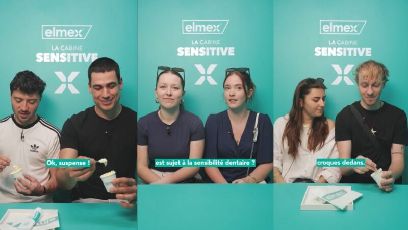 Elmex a imaginé sa « Cabine Sensitive » avec le créateur Monsieur Compliment