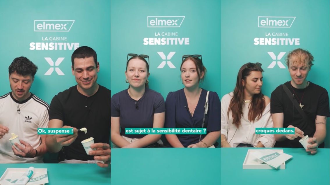 Elmex a imaginé sa « Cabine Sensitive » avec le créateur Monsieur Compliment