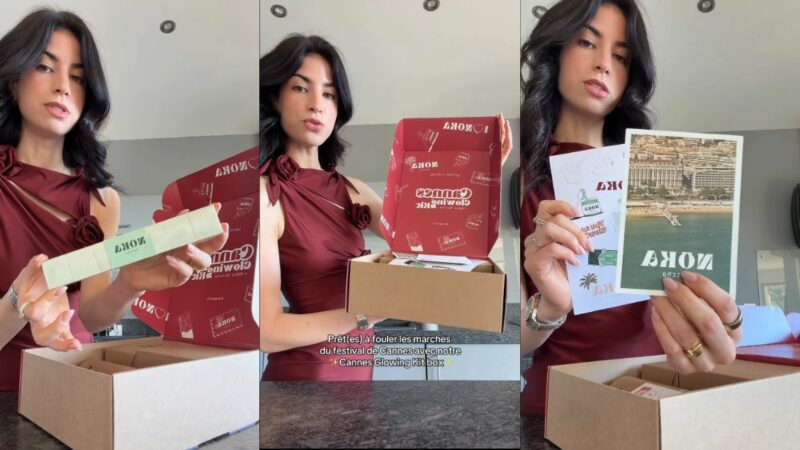 Noka Matcha imagine une box en édition limitée pour le Festival de Cannes