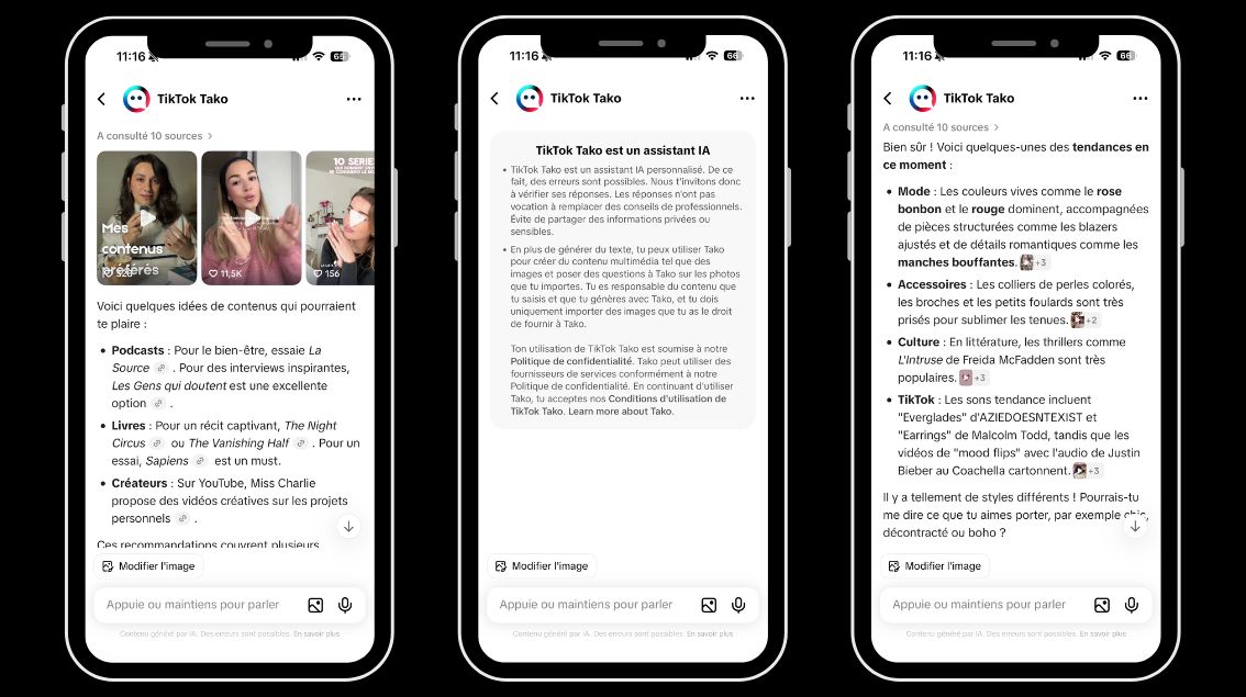 Comment fonctionne Tako, le chatbot IA de TikTok?
