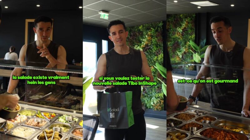 Tibo InShape co-crée sa salade protéinée avec Eat Salad
