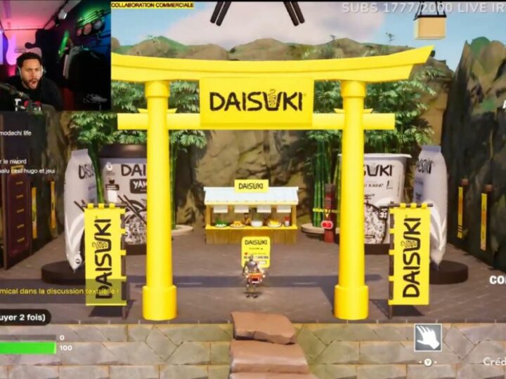 Daisuki s&rsquo;associe à Nicolas Trouvé pour sa campagne d&rsquo;influence sur Fortnite