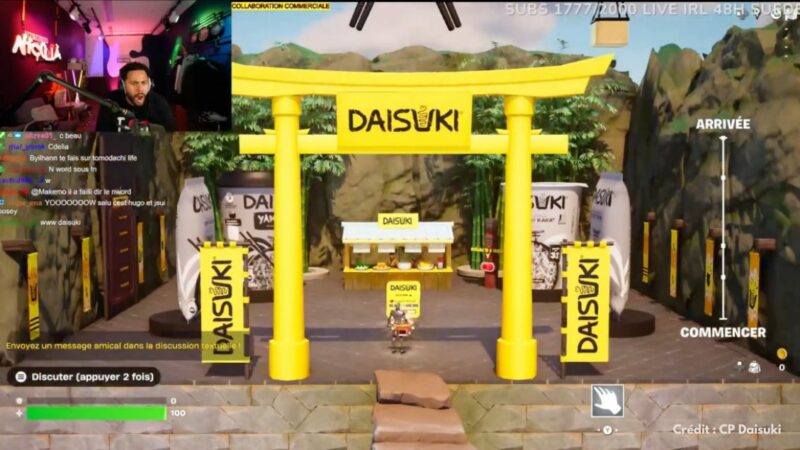 Daisuki s&rsquo;associe à Nicolas Trouvé pour sa campagne d&rsquo;influence sur Fortnite