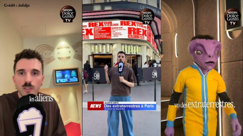 Dolce Gusto s&rsquo;associe à Jolidjo pour une activation au Grand Rex pour le film Disclosure Day